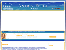 Tablet Screenshot of anticaperla.it